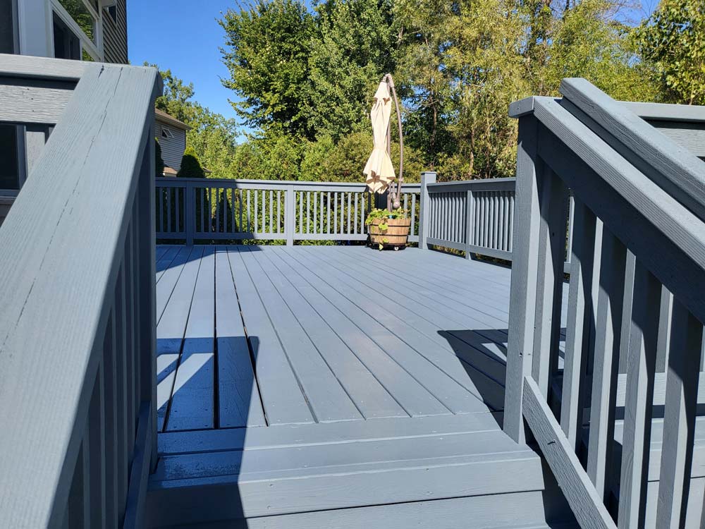 painted deck